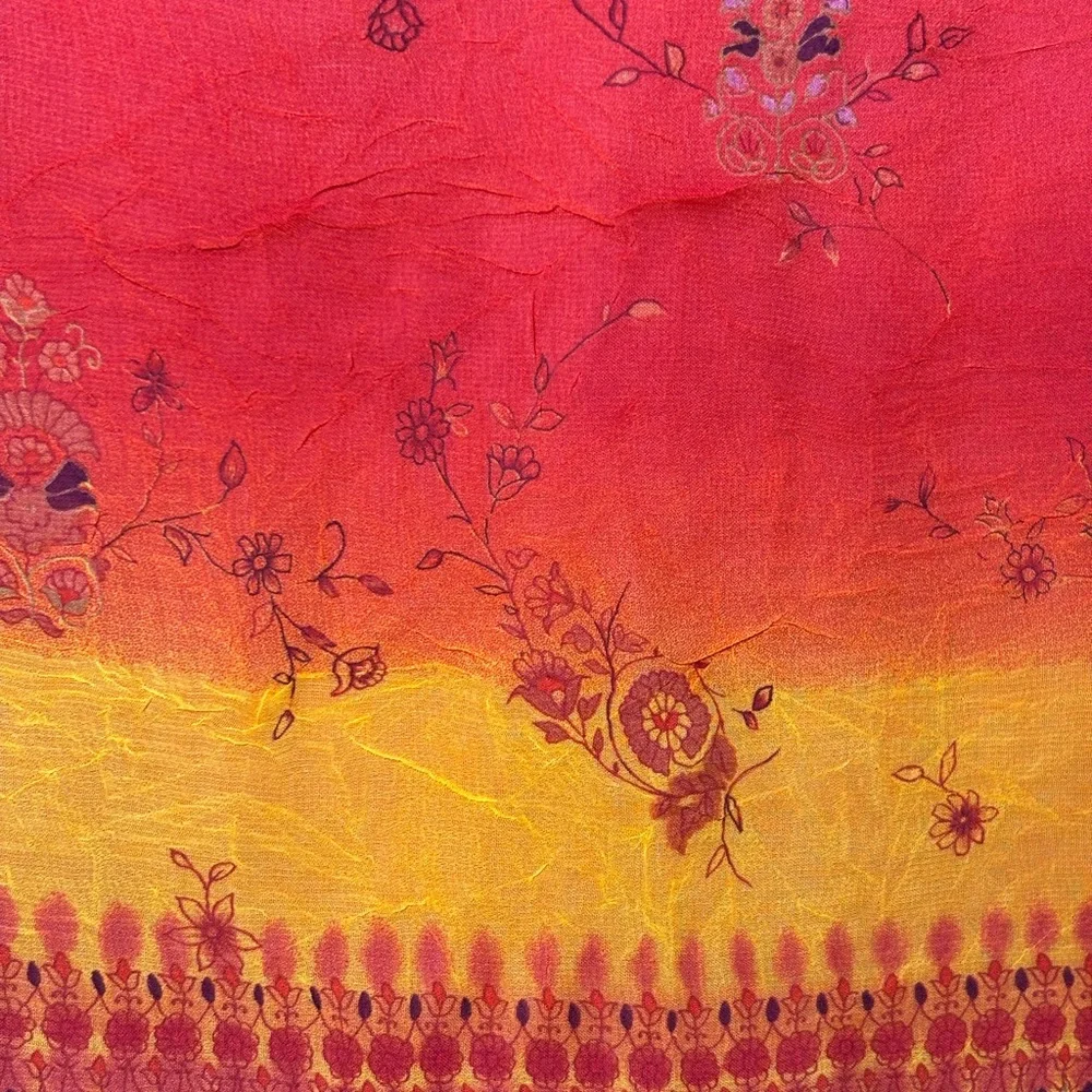 Clio Vintage Vibrant Pink Maxi Skirt - size 8 - Picture 4 of 6